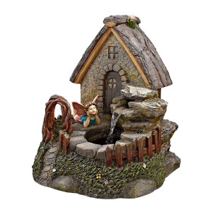 Fairy Garden Village  Water Fountain