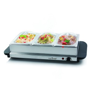 NutriChef 3 Tray Buffet Server