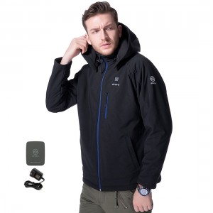 Ororo Men's Soft Shell Heated Jacket