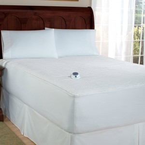 Soft Heat Micro-Plush Heated Mattress Pad